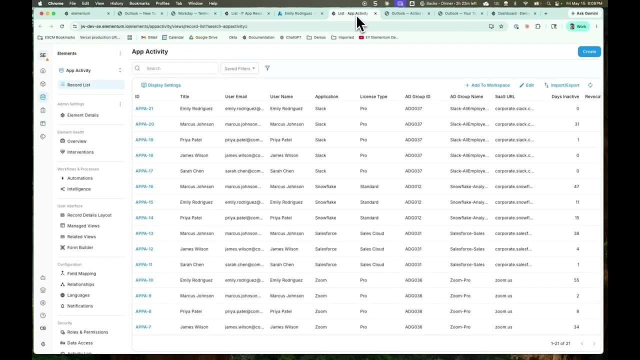 Elementum Software License Management