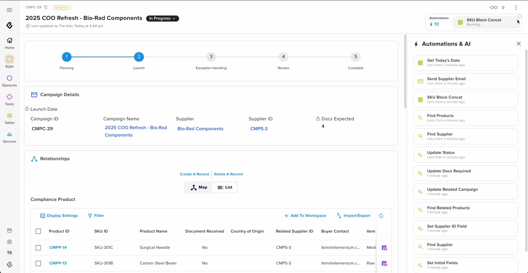 Compliance Campaigns