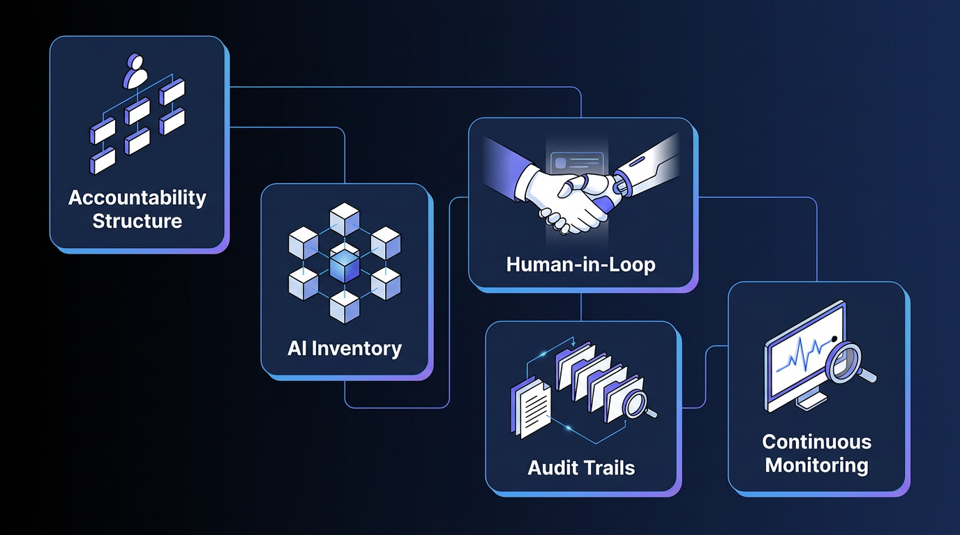 core components of AI enterprise governance